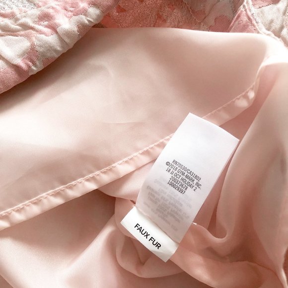 Janie & Jack Pink & Silver Faux Fur Sleeve Dress - Picture 8 of 8